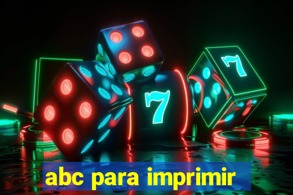 abc para imprimir